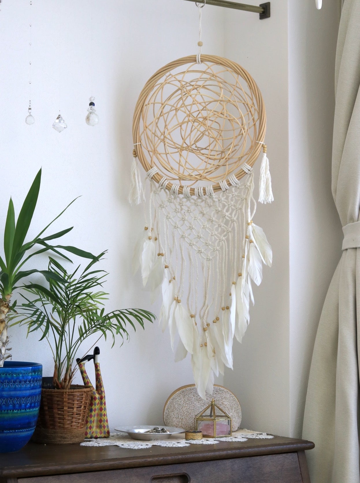 Bali Style Decorative Wall Hanging ~ Dream Catcher ~