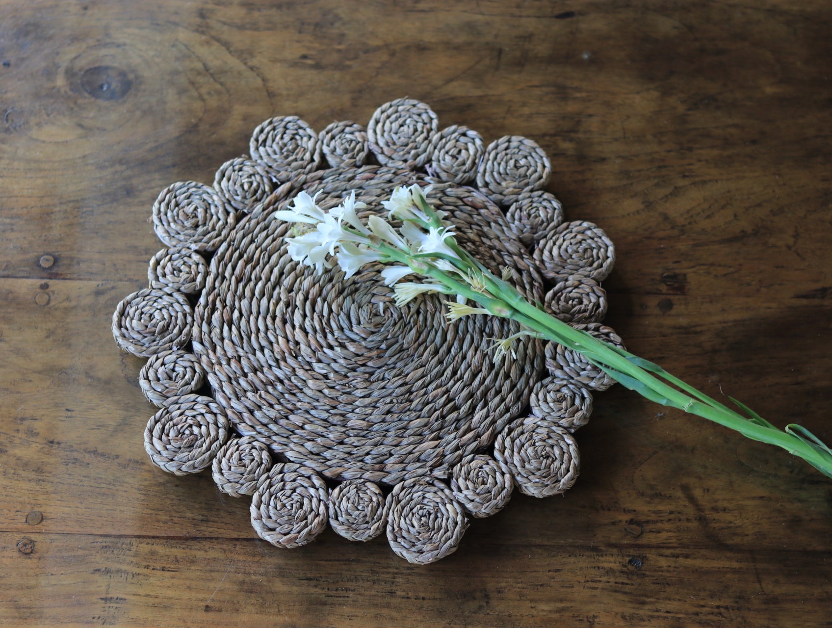 raffia placemat