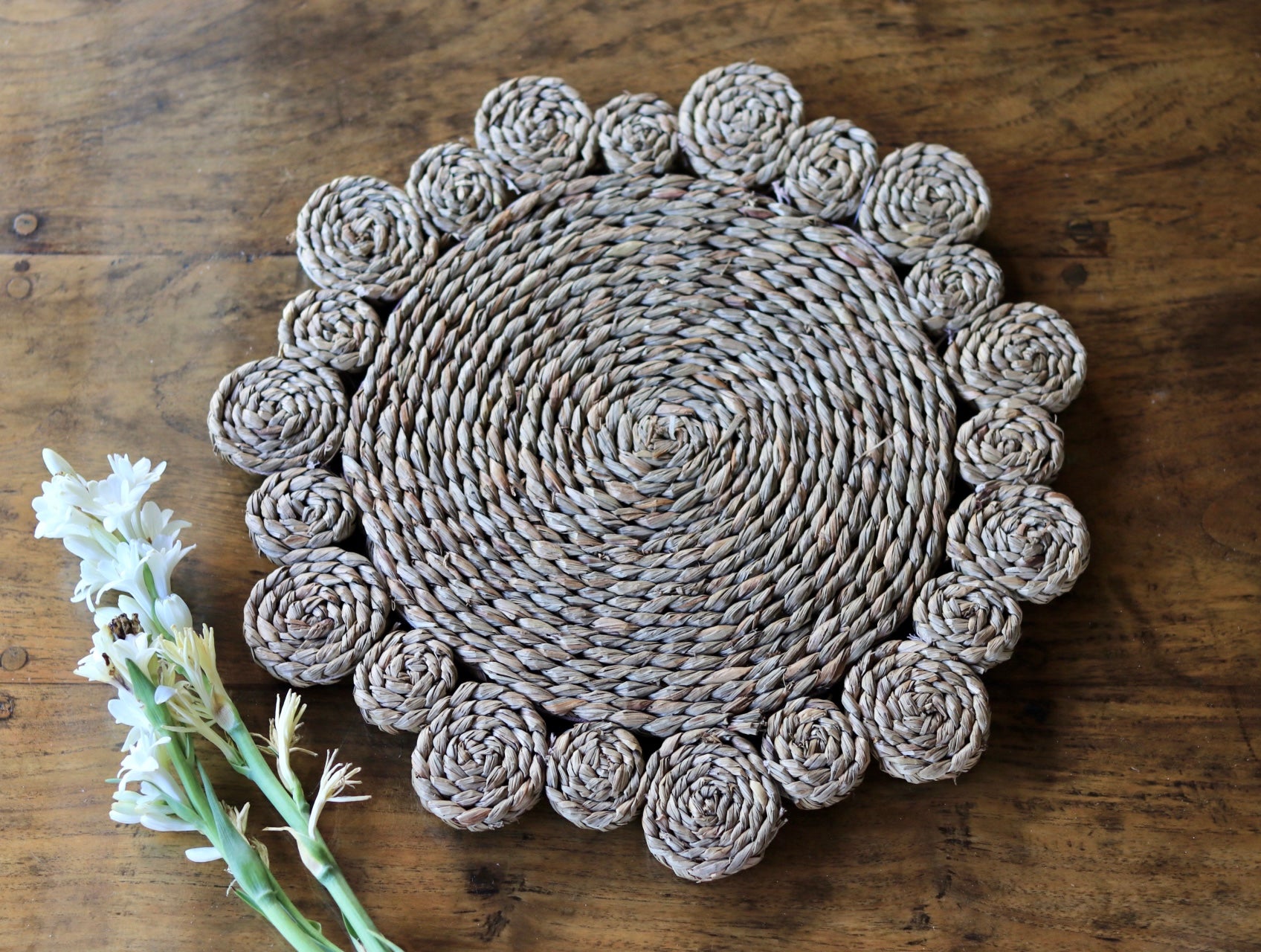 raffia placemat