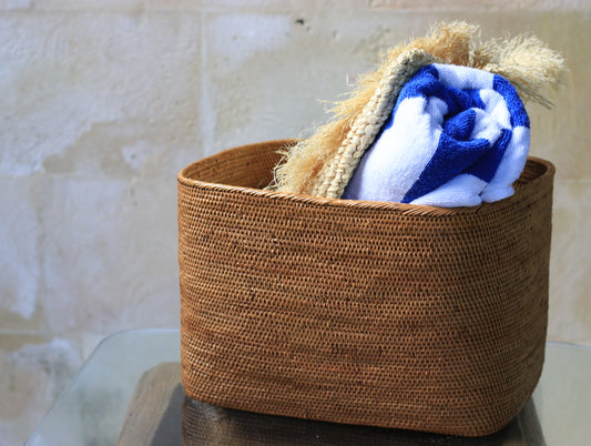 Hand Woven Atta Round Trey ~ Made in Bali ~ Bali Home Decor by artisan