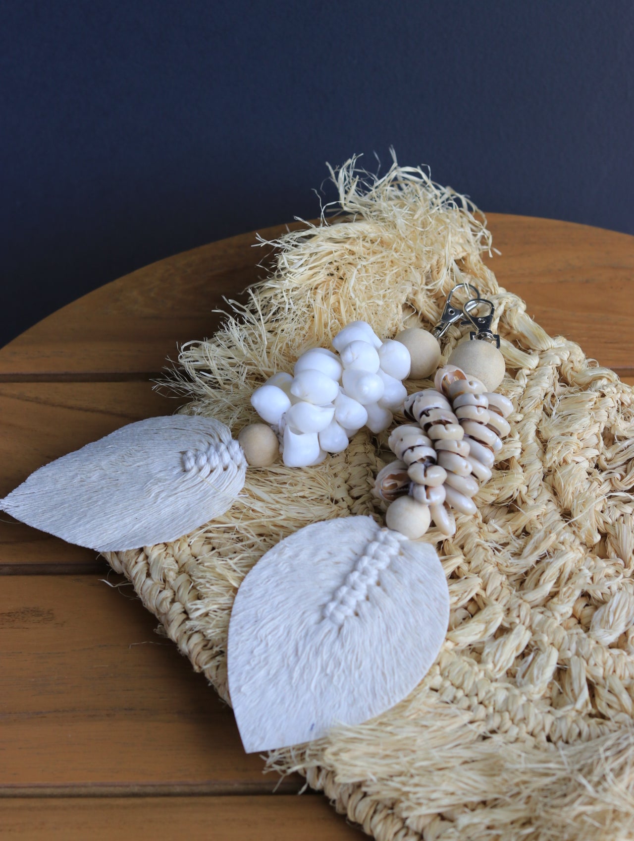 Hand Made Shell Key Chain ~ Made in Bali ~