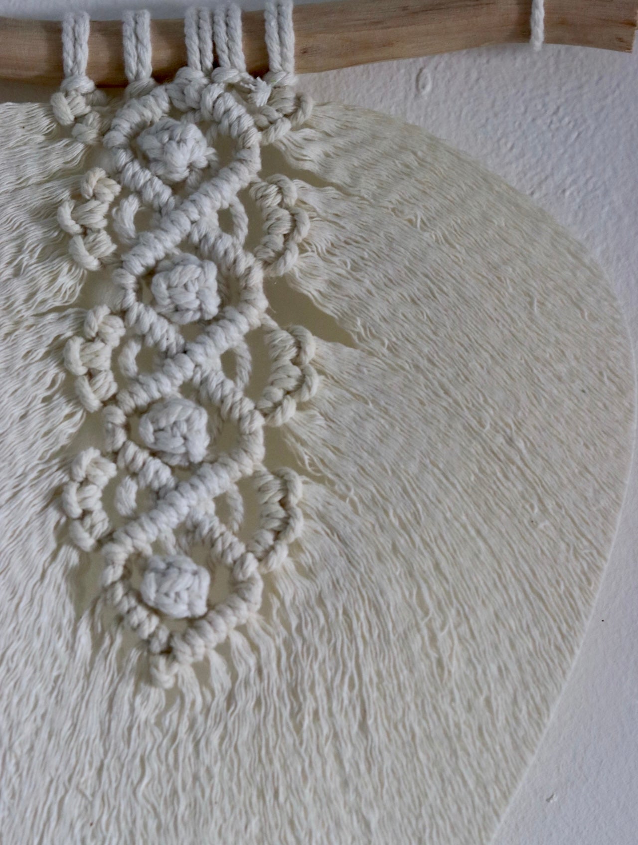 Bali Boho Style Leaf Motif Hanging ~ macrame ~