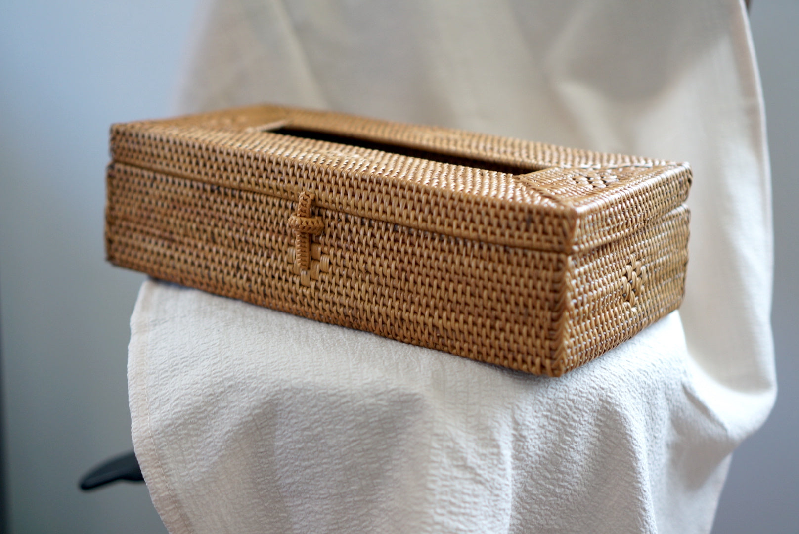 handmade atta tissue box made in Bali