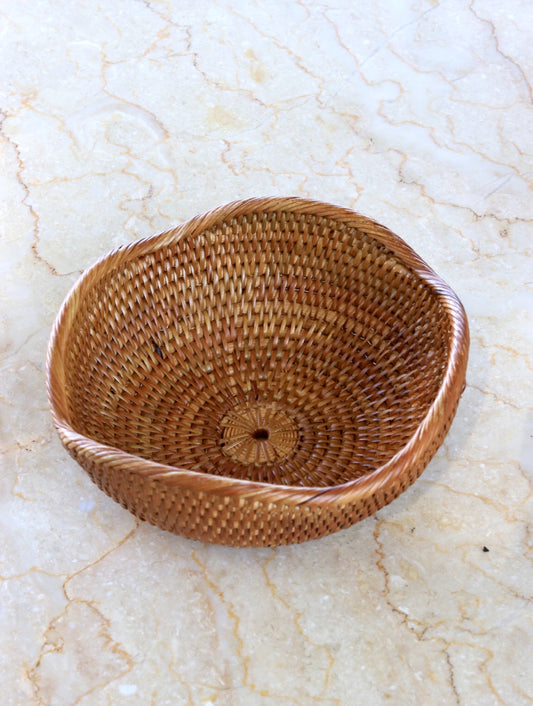 Hand Woven Atta Mini Round Bowl ~ Made in Bali ~